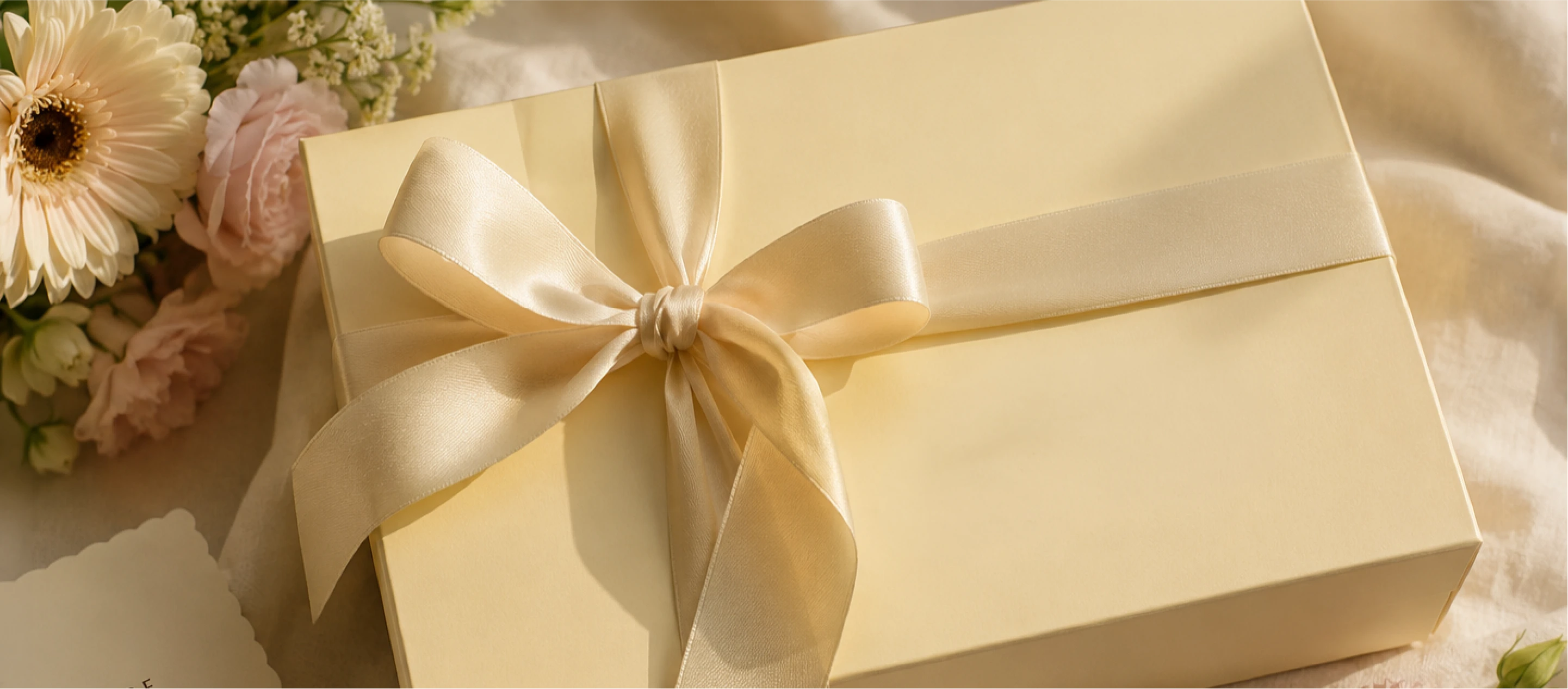 Daisys Cookies Gifting hero showing a premium packaging we provide for our customers to gift to their loved ones